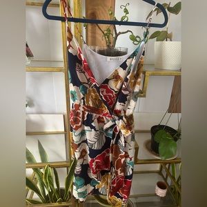 Summer dress with wrap top S